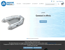 Tablet Screenshot of dimensionemareroma.it